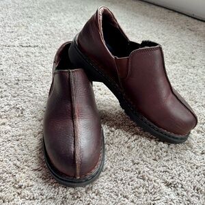 Carolina Briar Boca Brown Leather Womens Steel Toe Work Shoes 8m